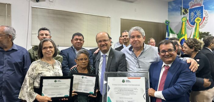 Barbosinha recebe título de cidadão itaporanense e transforma homenagem em compromisso com o desenvolvimento